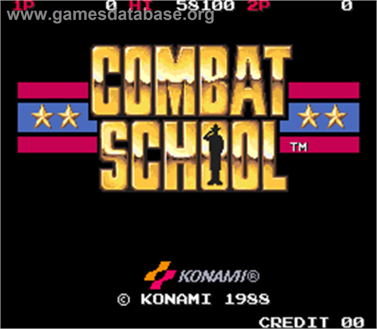 Combat School - Arcade - Artwork - Title Screen