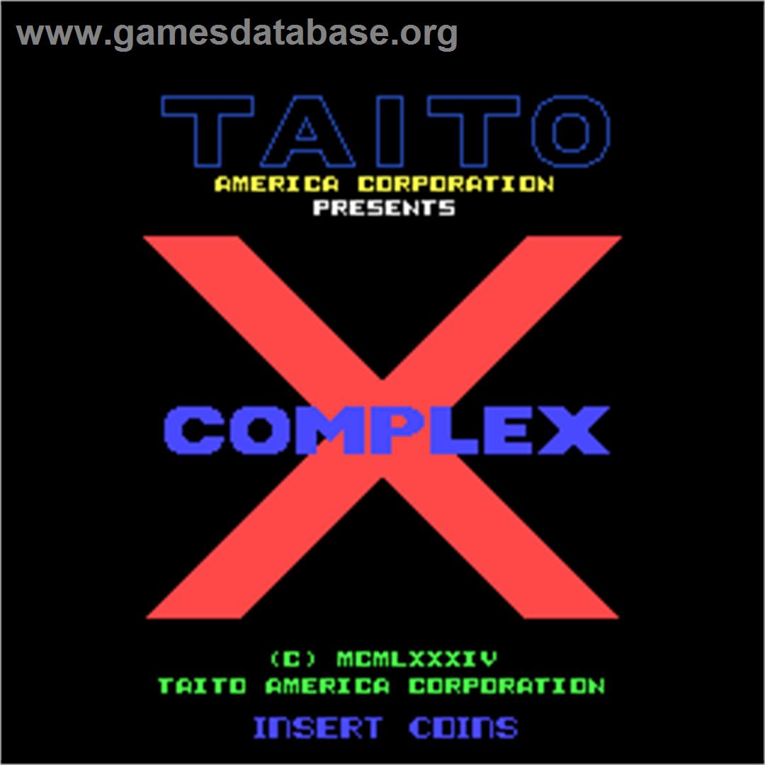Complex X - Arcade - Artwork - Title Screen