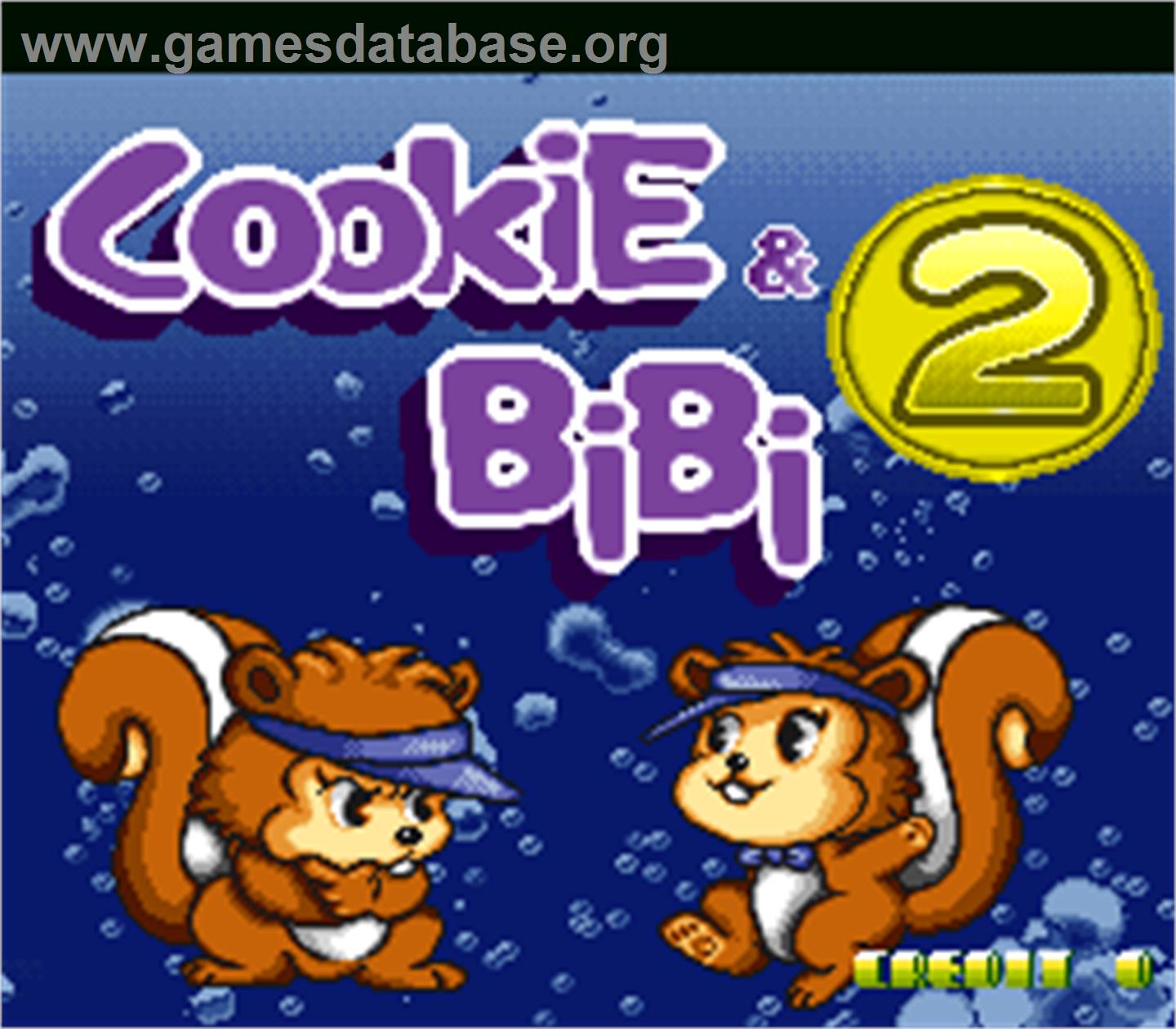 Cookie & Bibi 2 - Arcade - Artwork - Title Screen