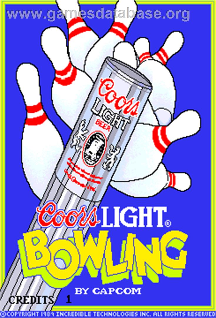 Coors Light Bowling - Arcade - Artwork - Title Screen