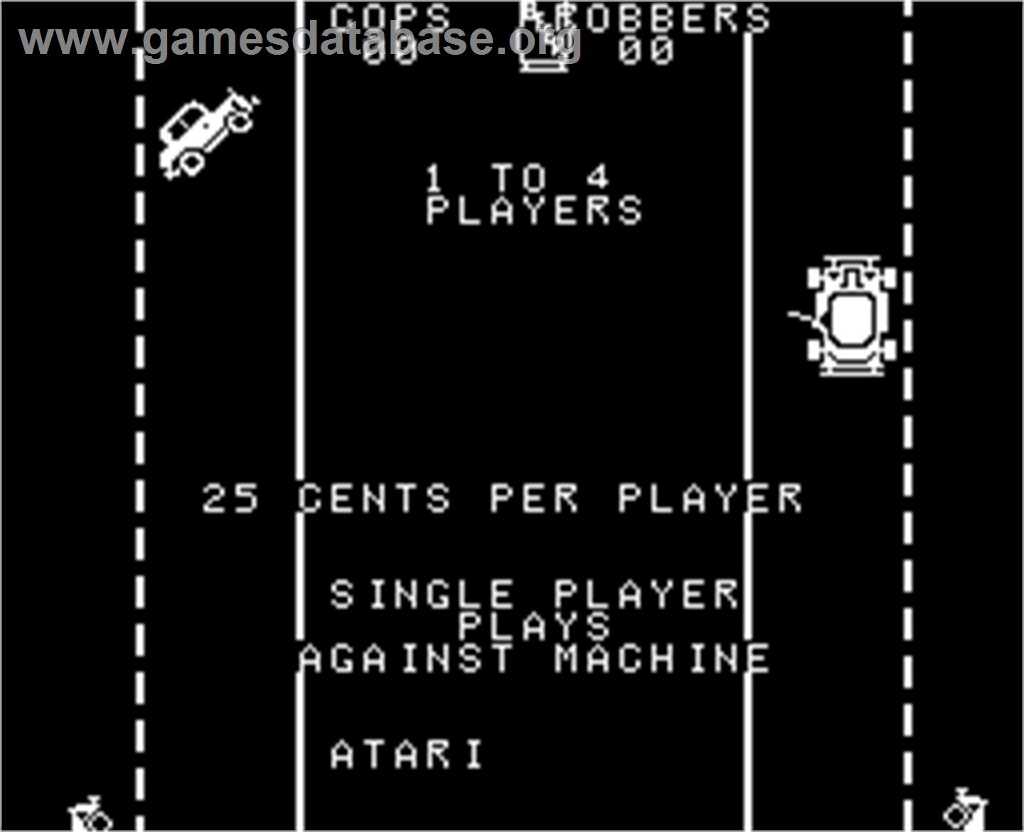 Cops'n Robbers - Arcade - Artwork - Title Screen