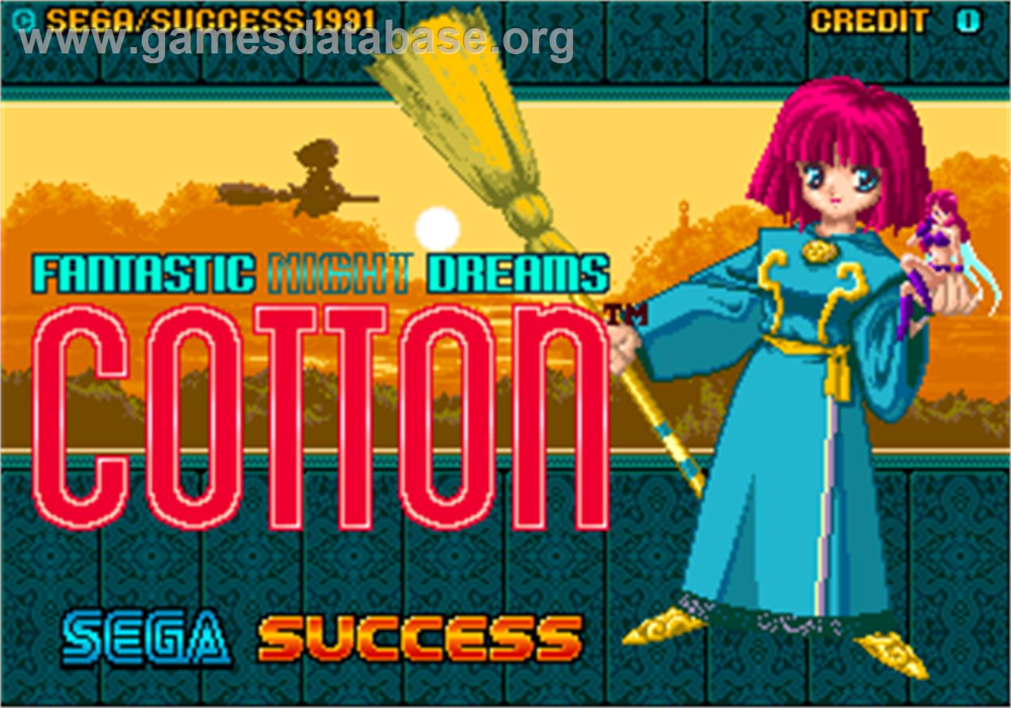Cotton - Arcade - Artwork - Title Screen