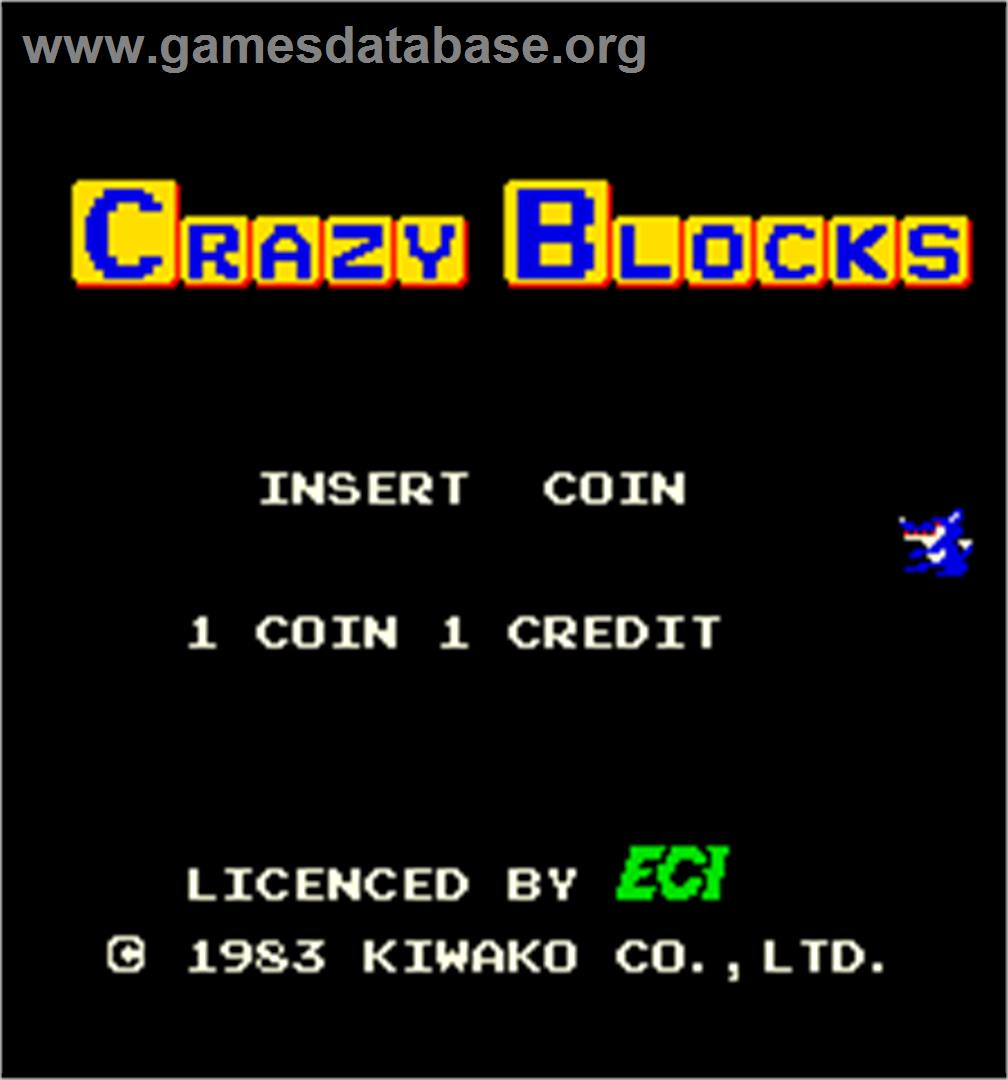 Crazy Blocks - Arcade - Artwork - Title Screen