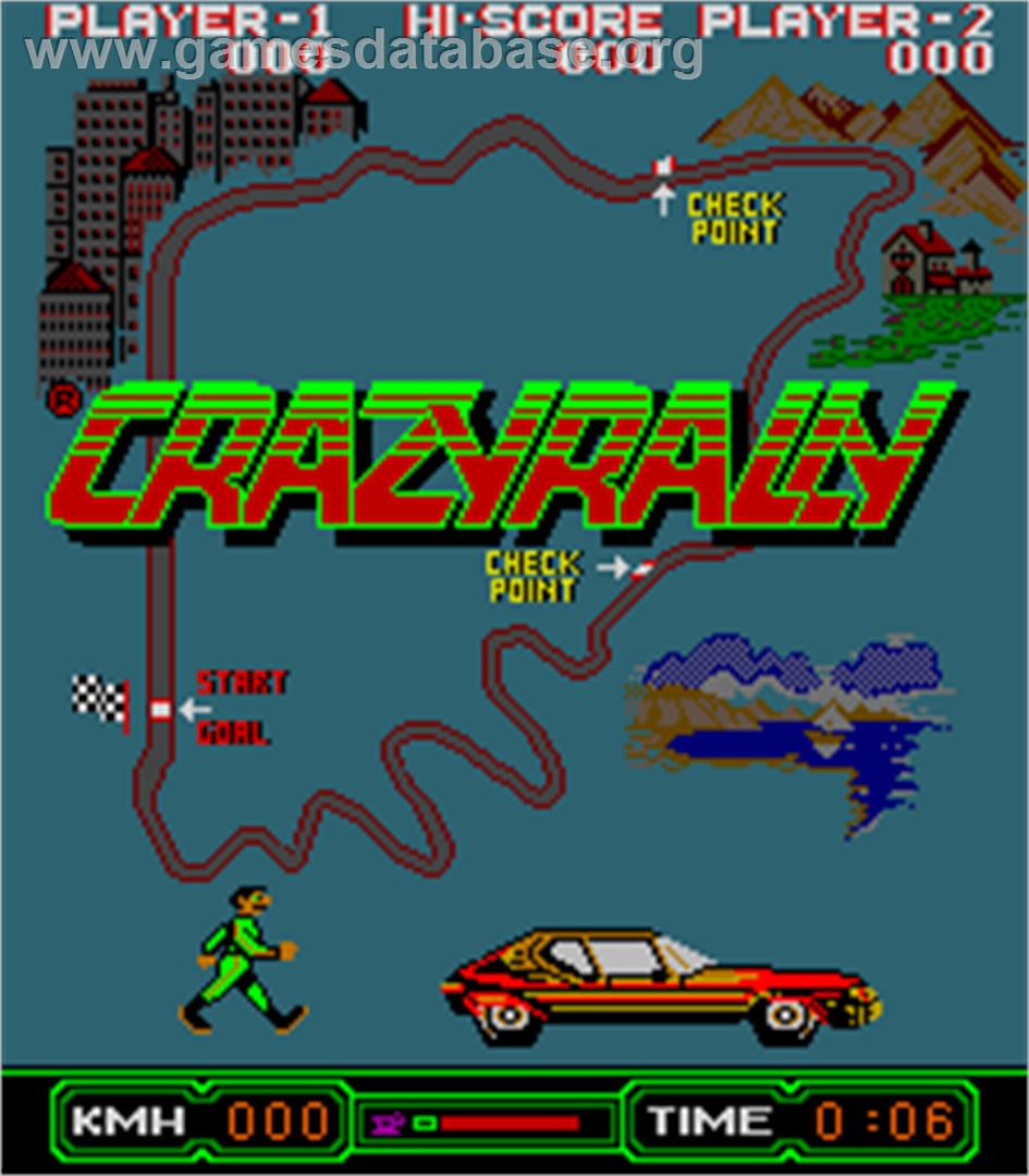 Crazy Rally - Arcade - Artwork - Title Screen