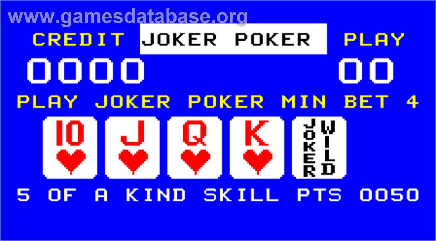 Credit Poker - Arcade - Artwork - Title Screen