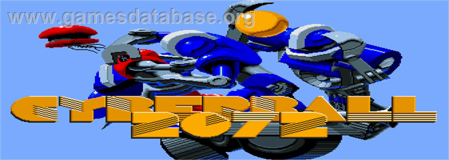Cyberball 2072 - Arcade - Artwork - Title Screen