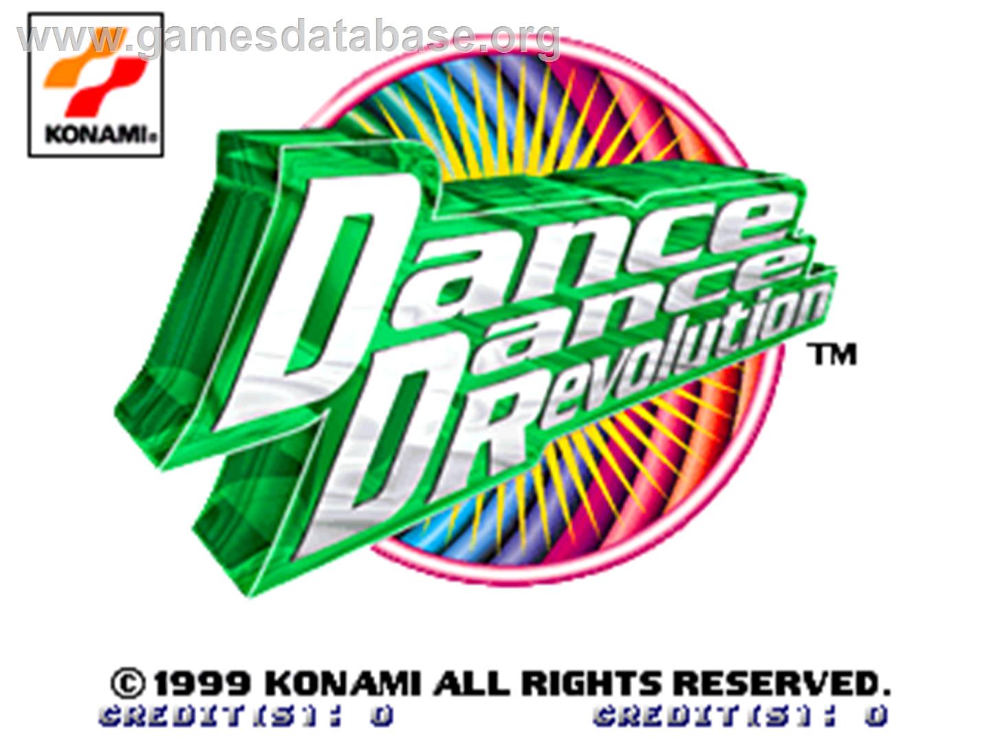 Dance Dance Revolution - Arcade - Artwork - Title Screen