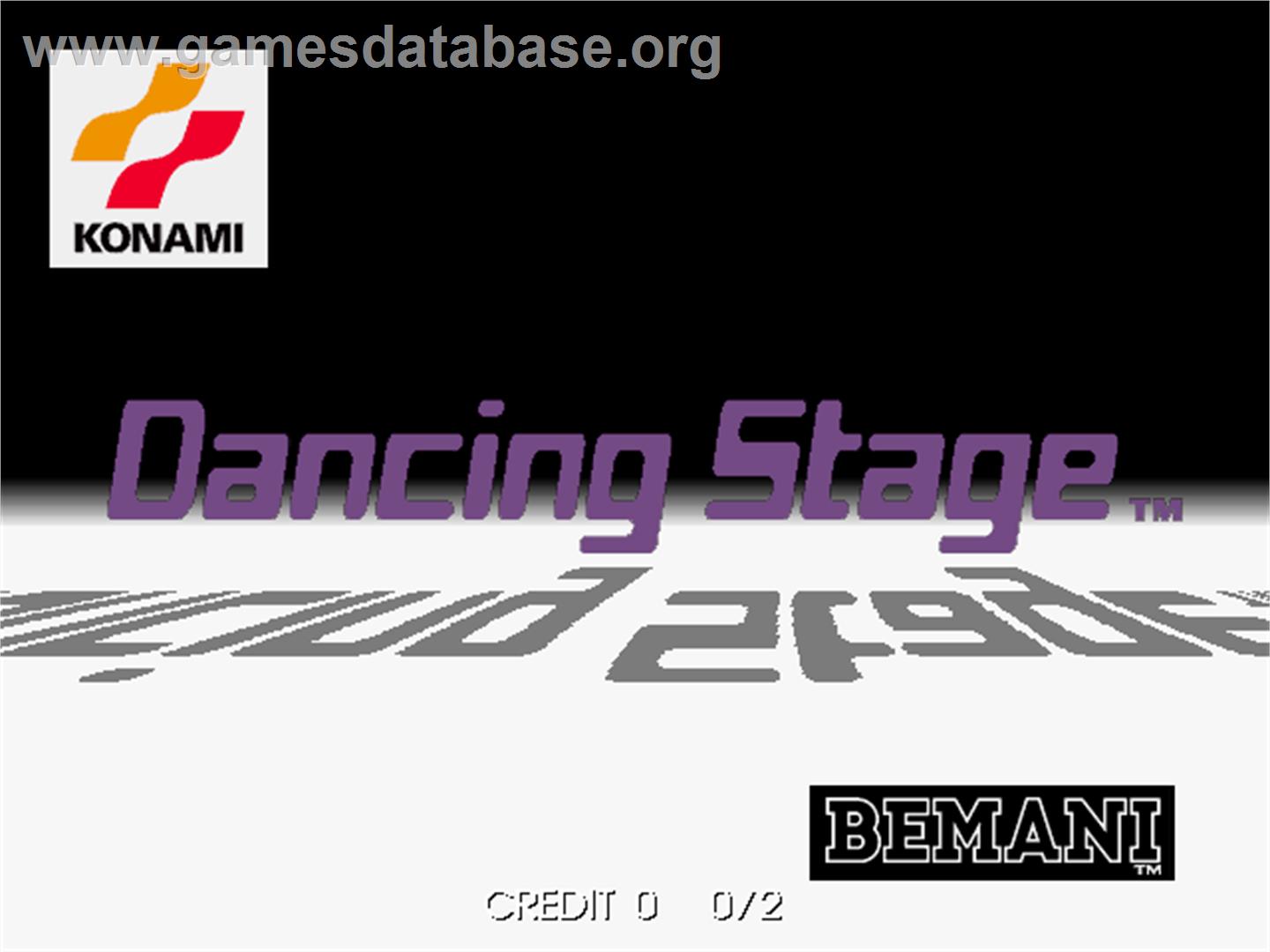 Dancing Stage featuring TRUE KiSS DESTiNATiON - Arcade - Artwork - Title Screen