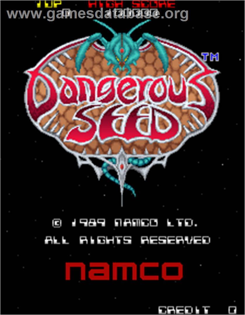Dangerous Seed - Arcade - Artwork - Title Screen