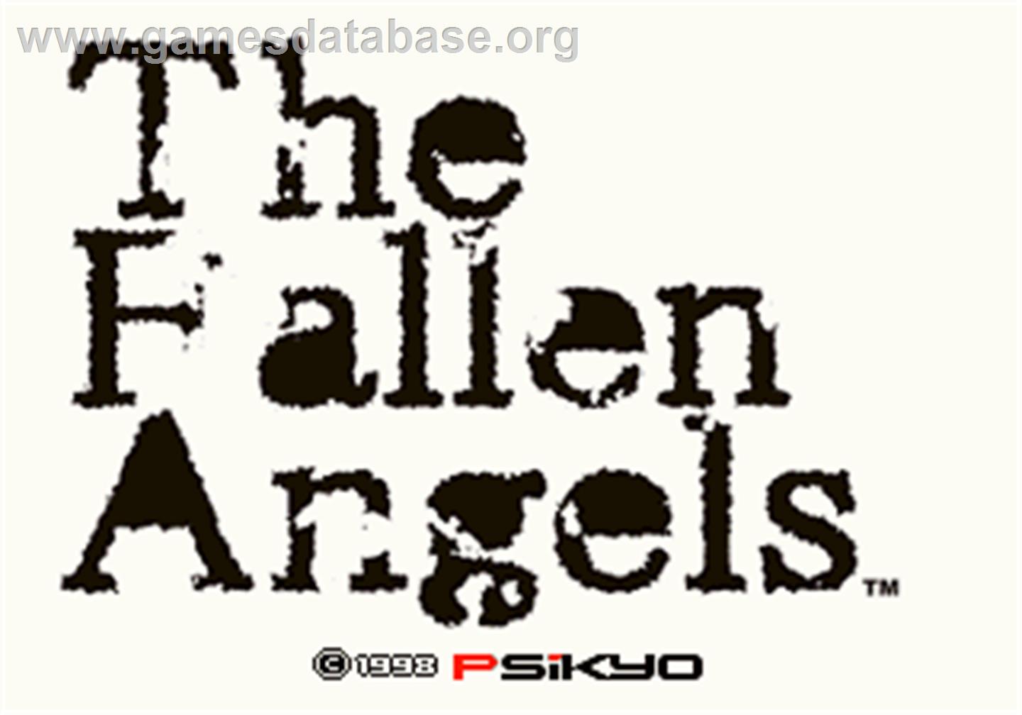 Daraku Tenshi - The Fallen Angels - Arcade - Artwork - Title Screen