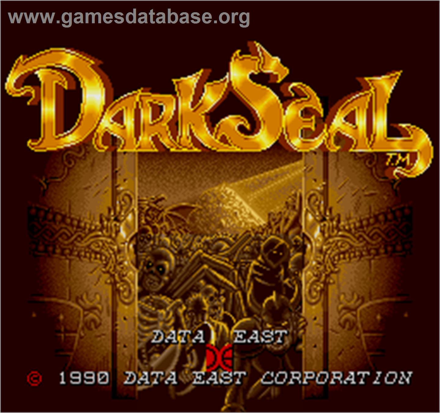 Dark Seal - Arcade - Artwork - Title Screen