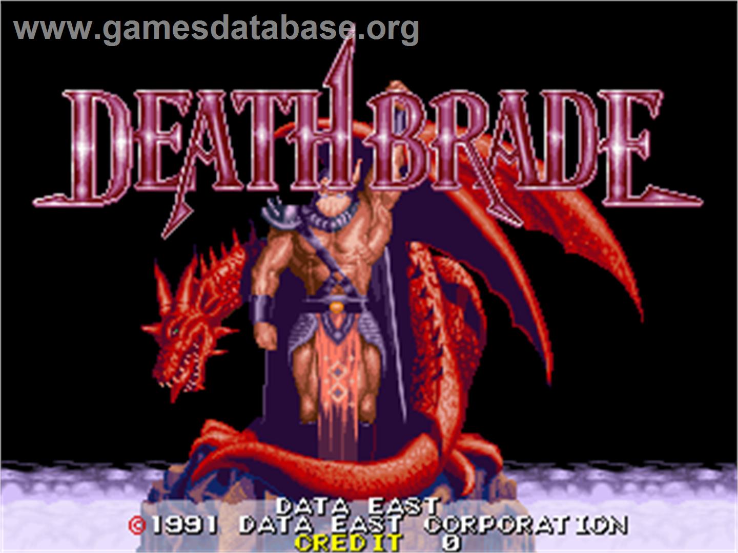 Death Brade - Arcade - Artwork - Title Screen