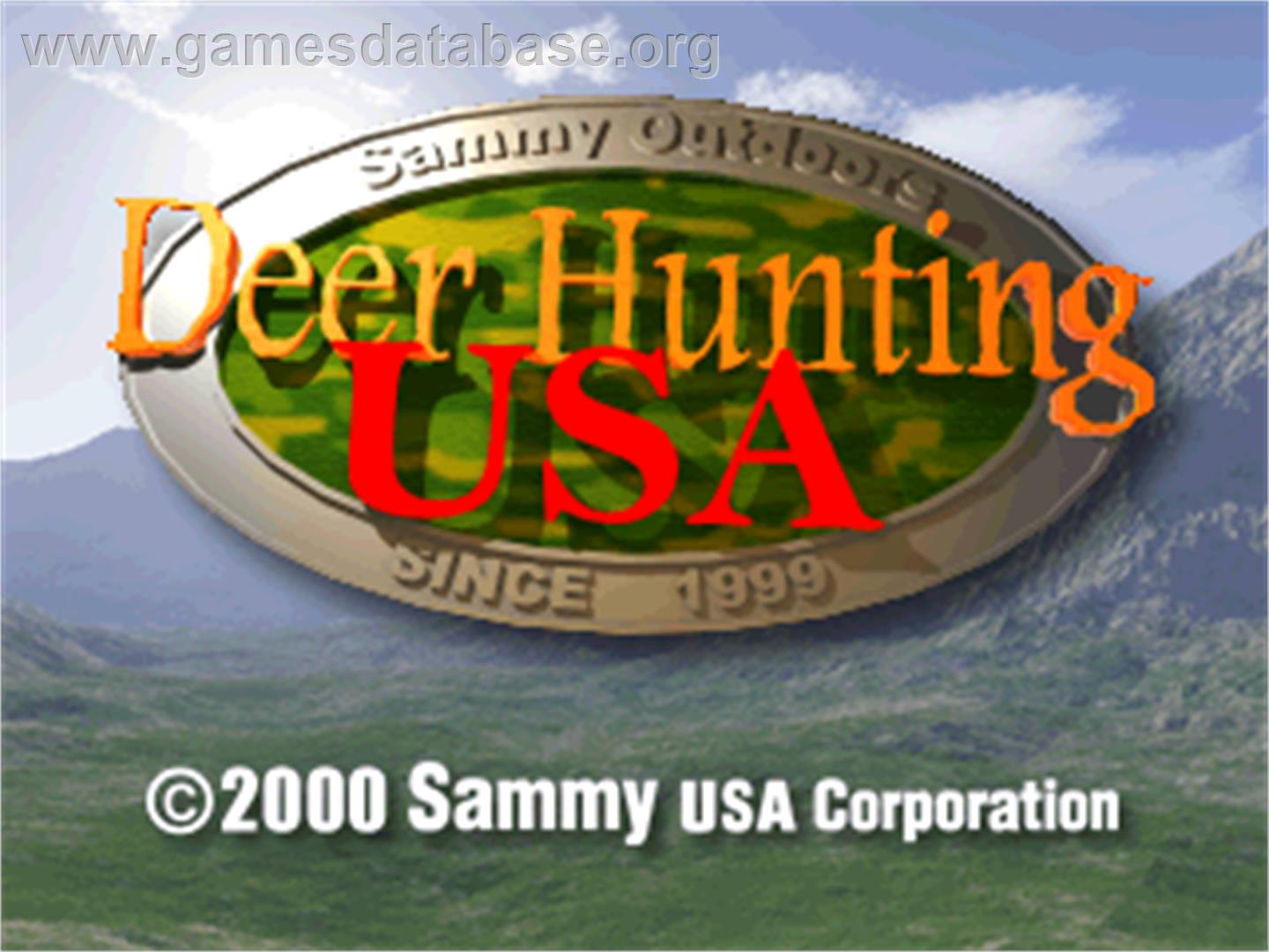 Deer Hunting USA V2 - Arcade - Artwork - Title Screen