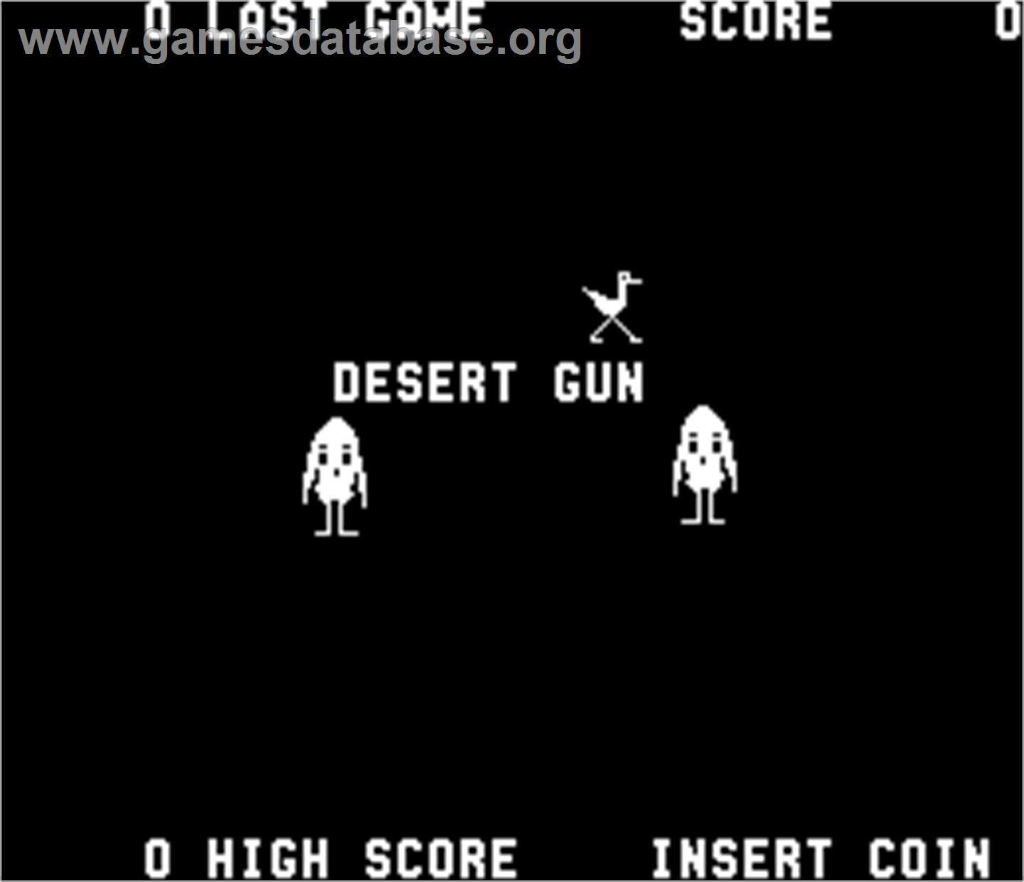 Desert Gun - Arcade - Artwork - Title Screen