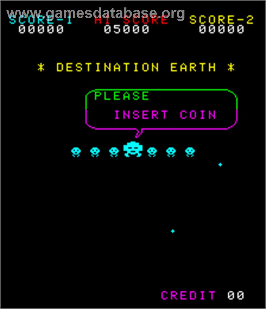 Destination Earth - Arcade - Artwork - Title Screen