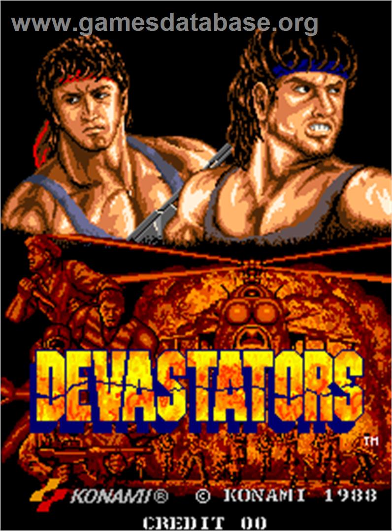 Devastators - Arcade - Artwork - Title Screen