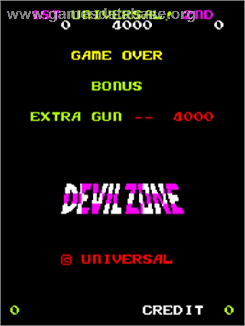 Devil Zone - Arcade - Artwork - Title Screen