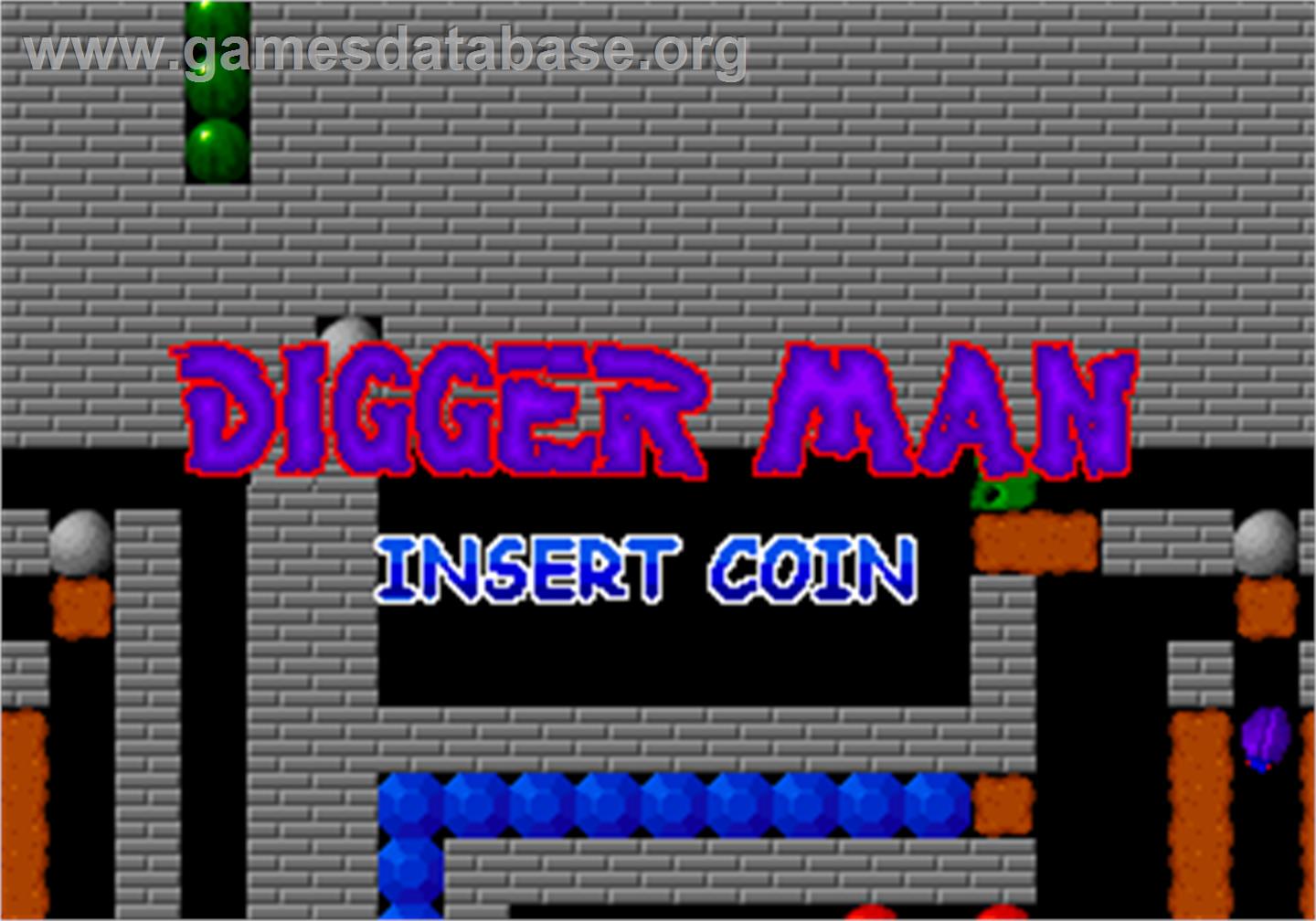Digger Man - Arcade - Artwork - Title Screen