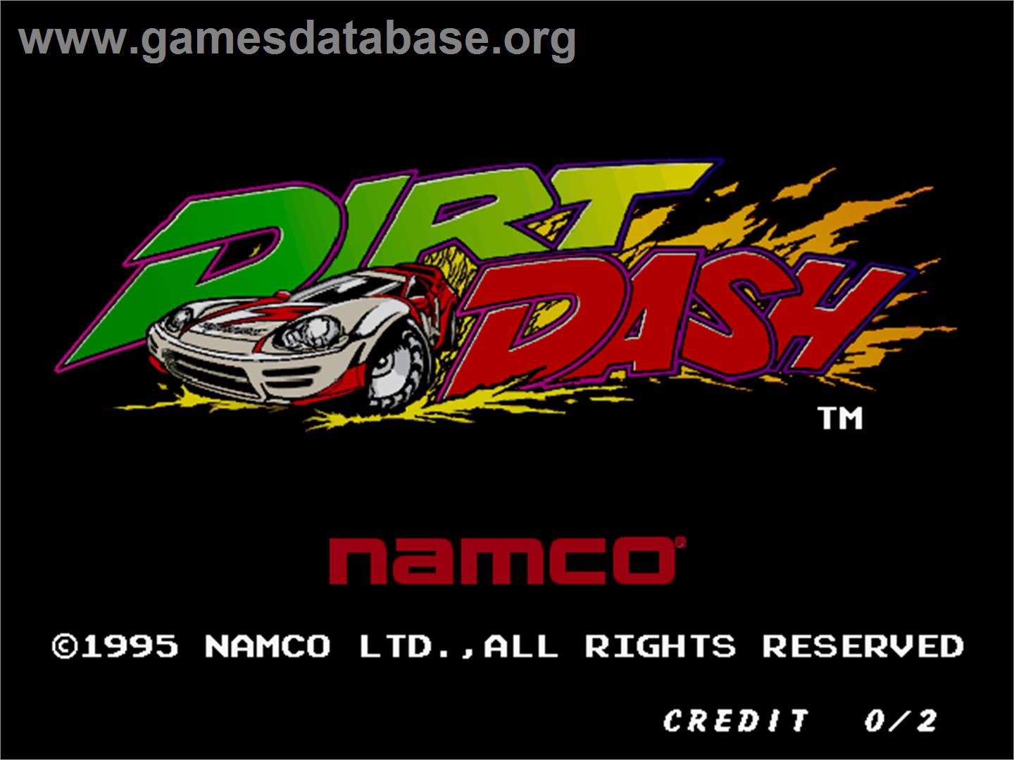 Dirt Dash - Arcade - Artwork - Title Screen