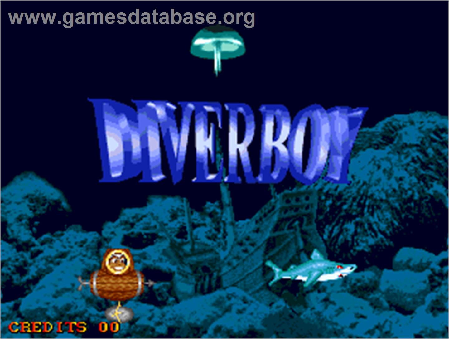 Diver Boy - Arcade - Artwork - Title Screen