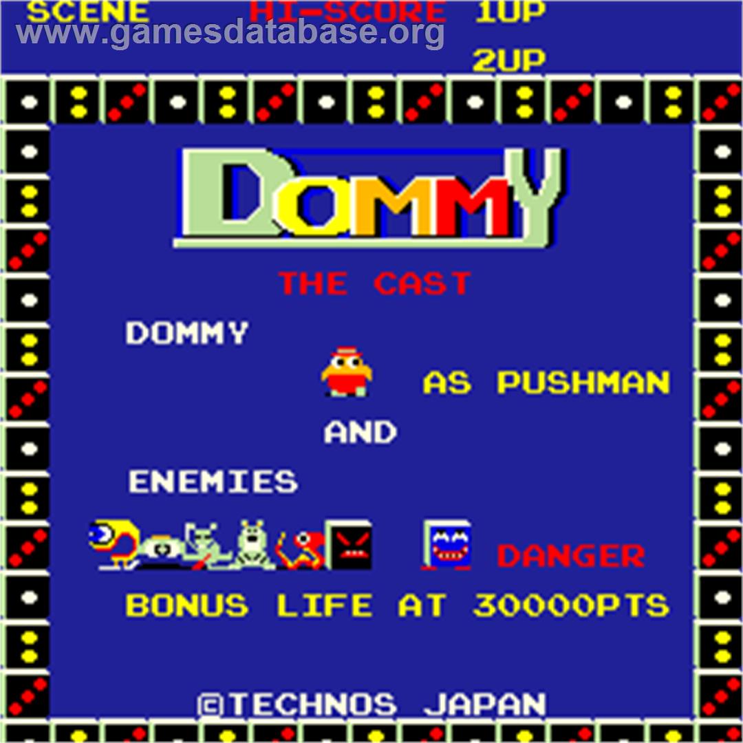 Dommy - Arcade - Artwork - Title Screen
