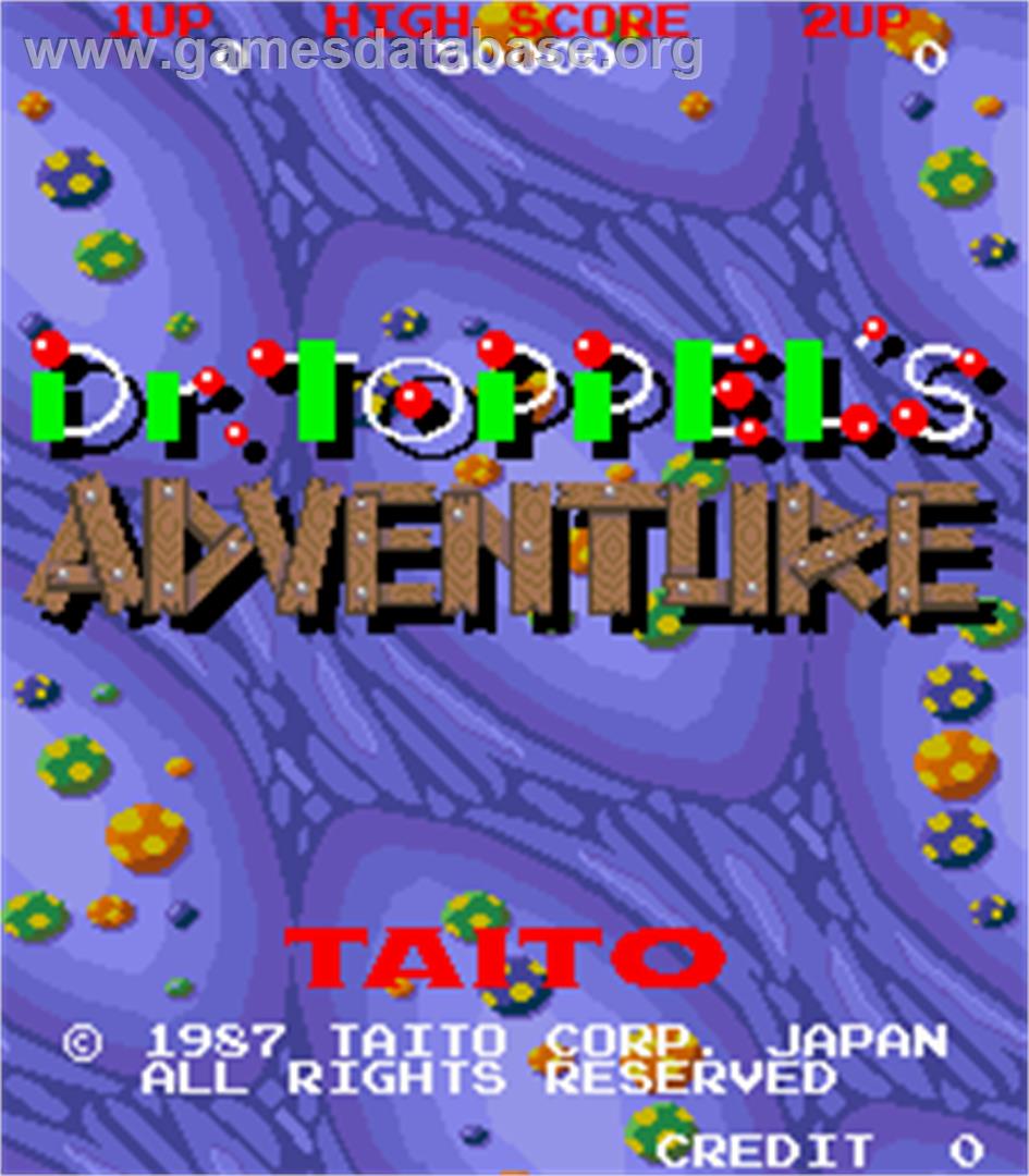 Dr. Toppel's Adventure - Arcade - Artwork - Title Screen