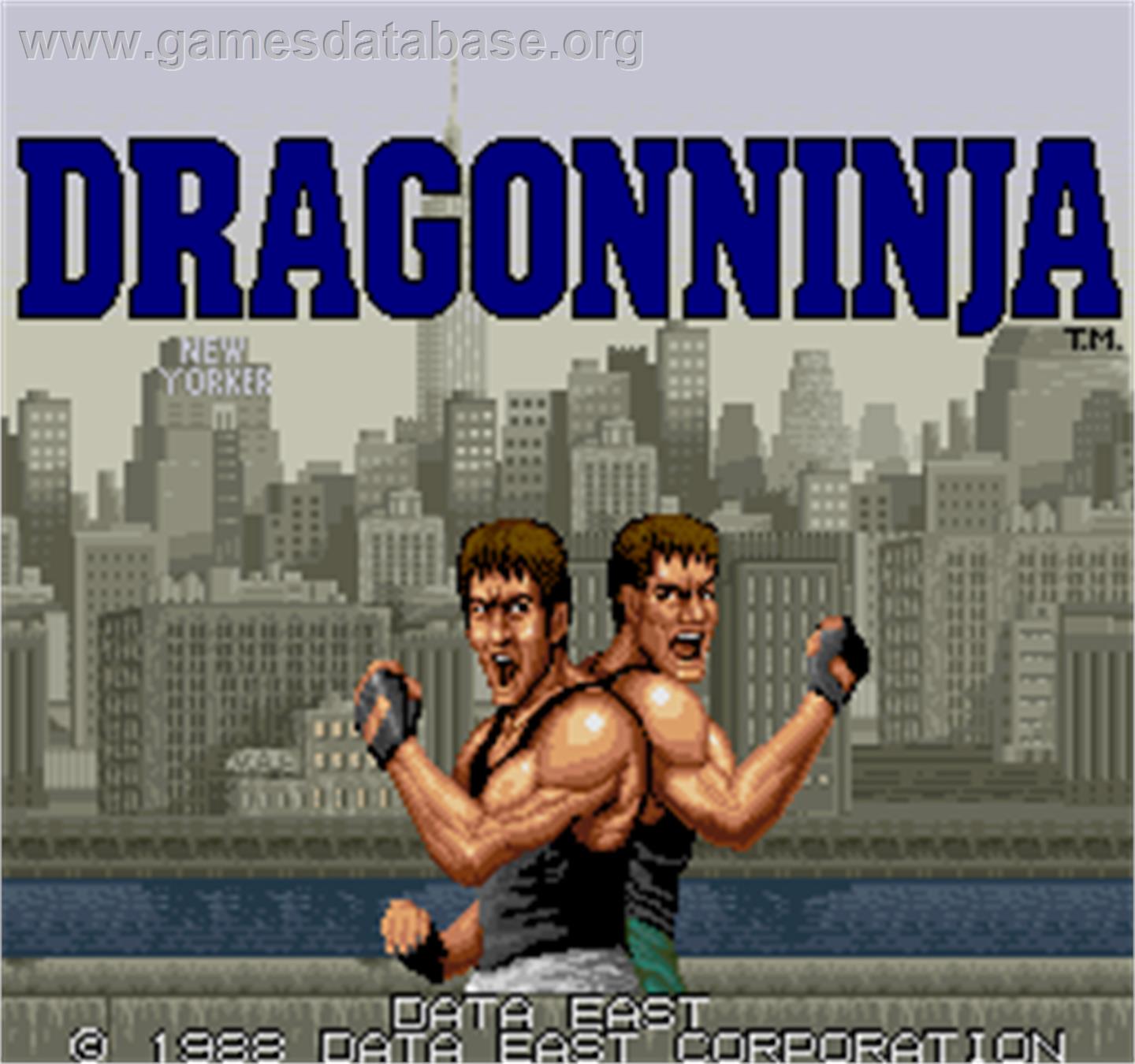 Dragonninja - Arcade - Artwork - Title Screen