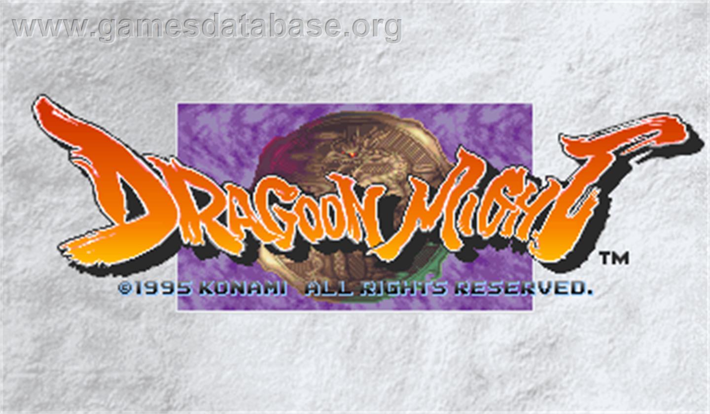 Dragoon Might - Arcade - Artwork - Title Screen