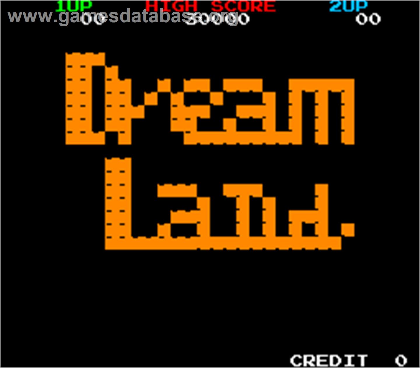 Dream Land / Super Dream Land - Arcade - Artwork - Title Screen