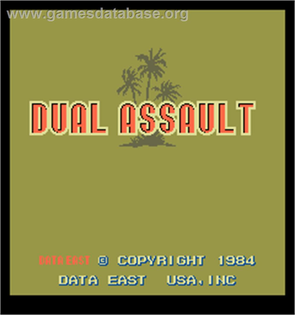 Dual Assault - Arcade - Artwork - Title Screen