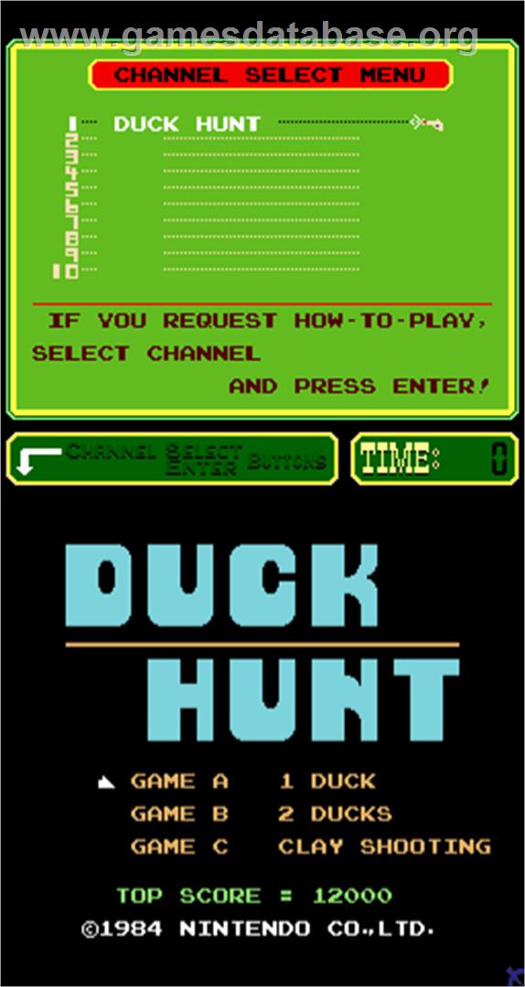 Duck Hunt - Arcade - Artwork - Title Screen