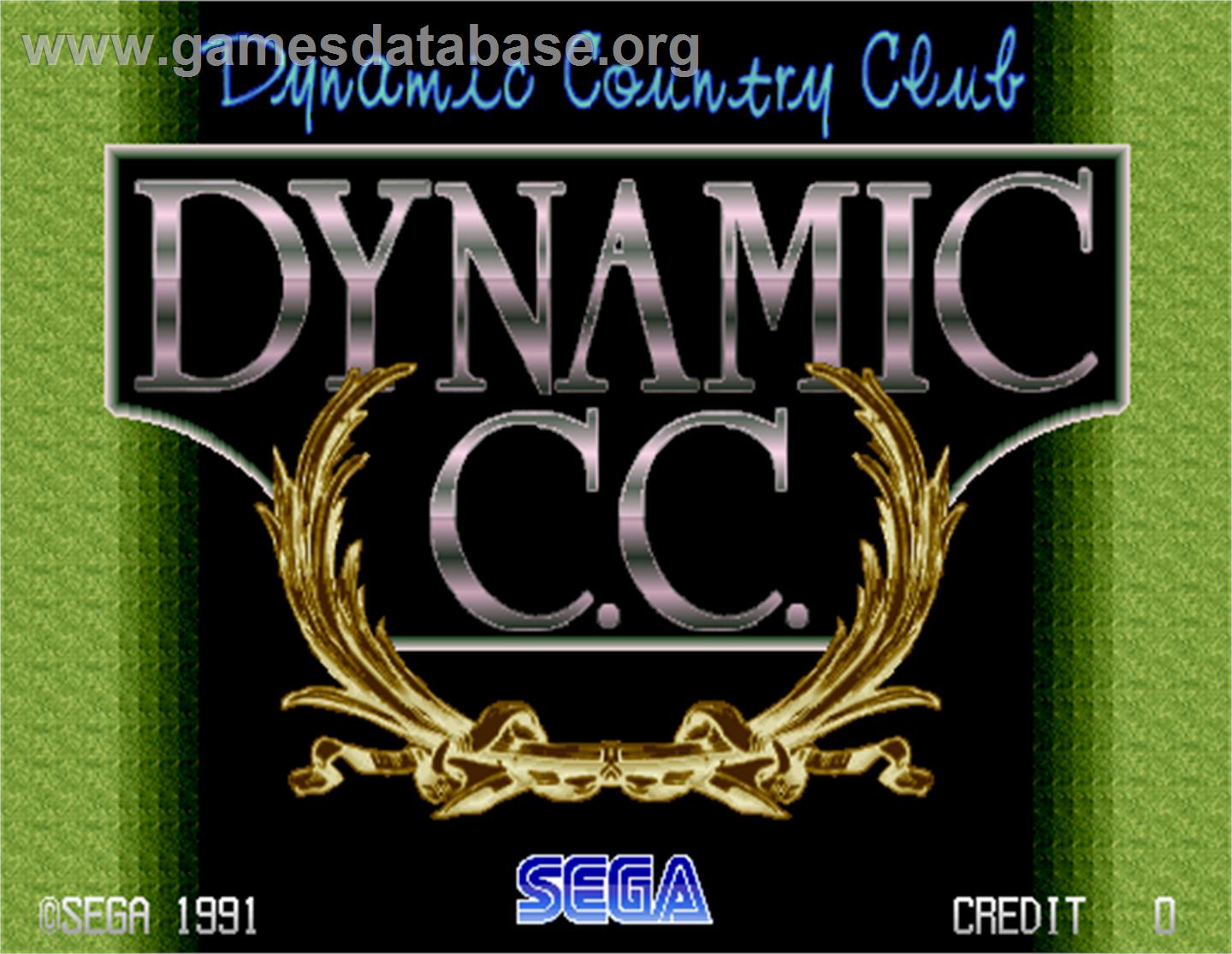 Dynamic Country Club - Arcade - Artwork - Title Screen