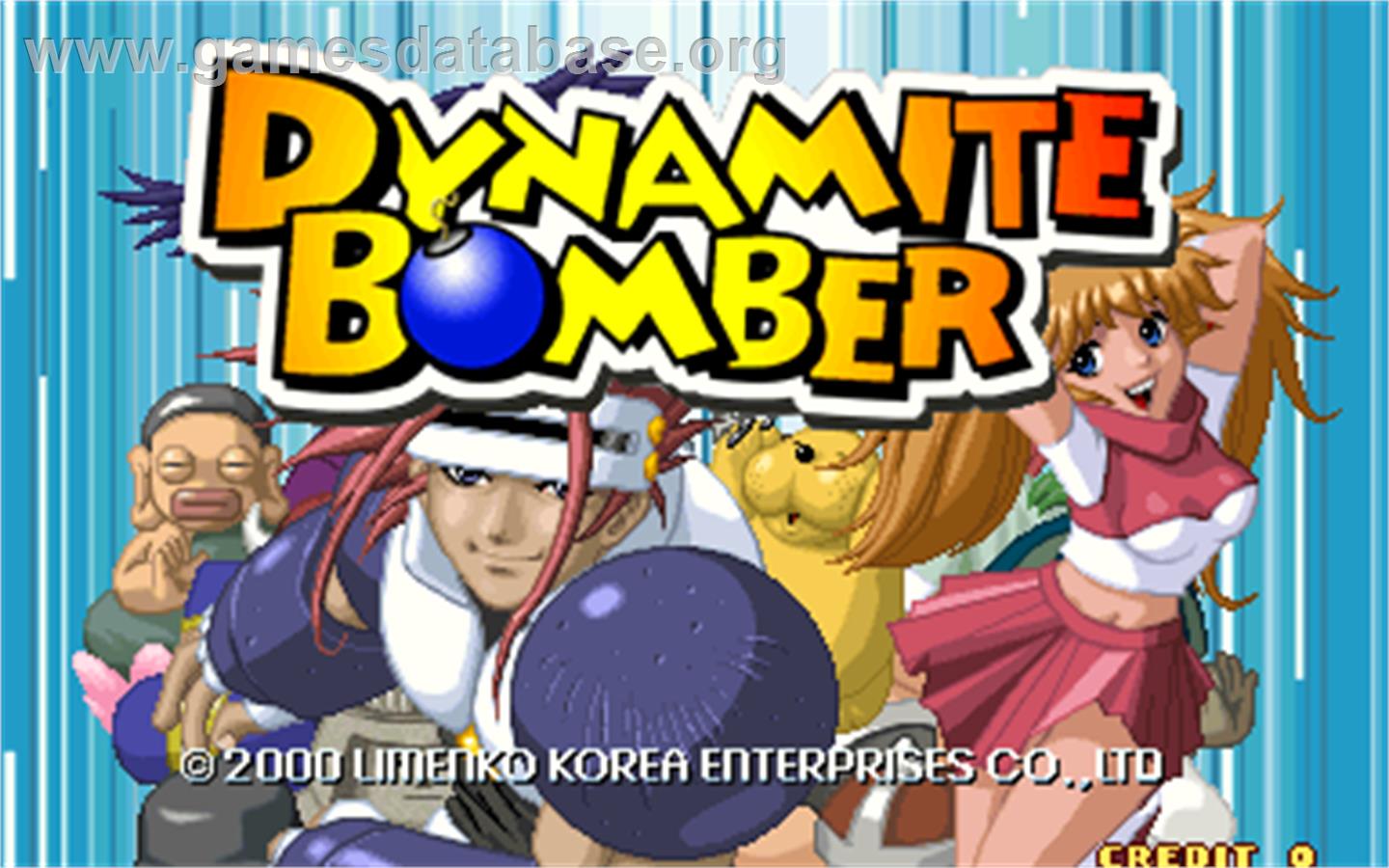 Dynamite Bomber - Arcade - Artwork - Title Screen
