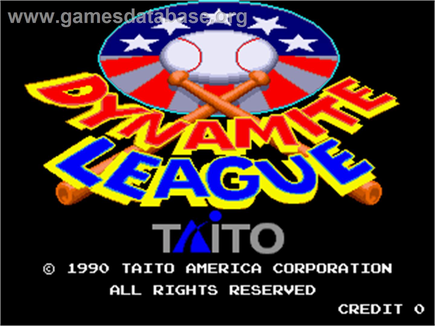 Dynamite League - Arcade - Artwork - Title Screen