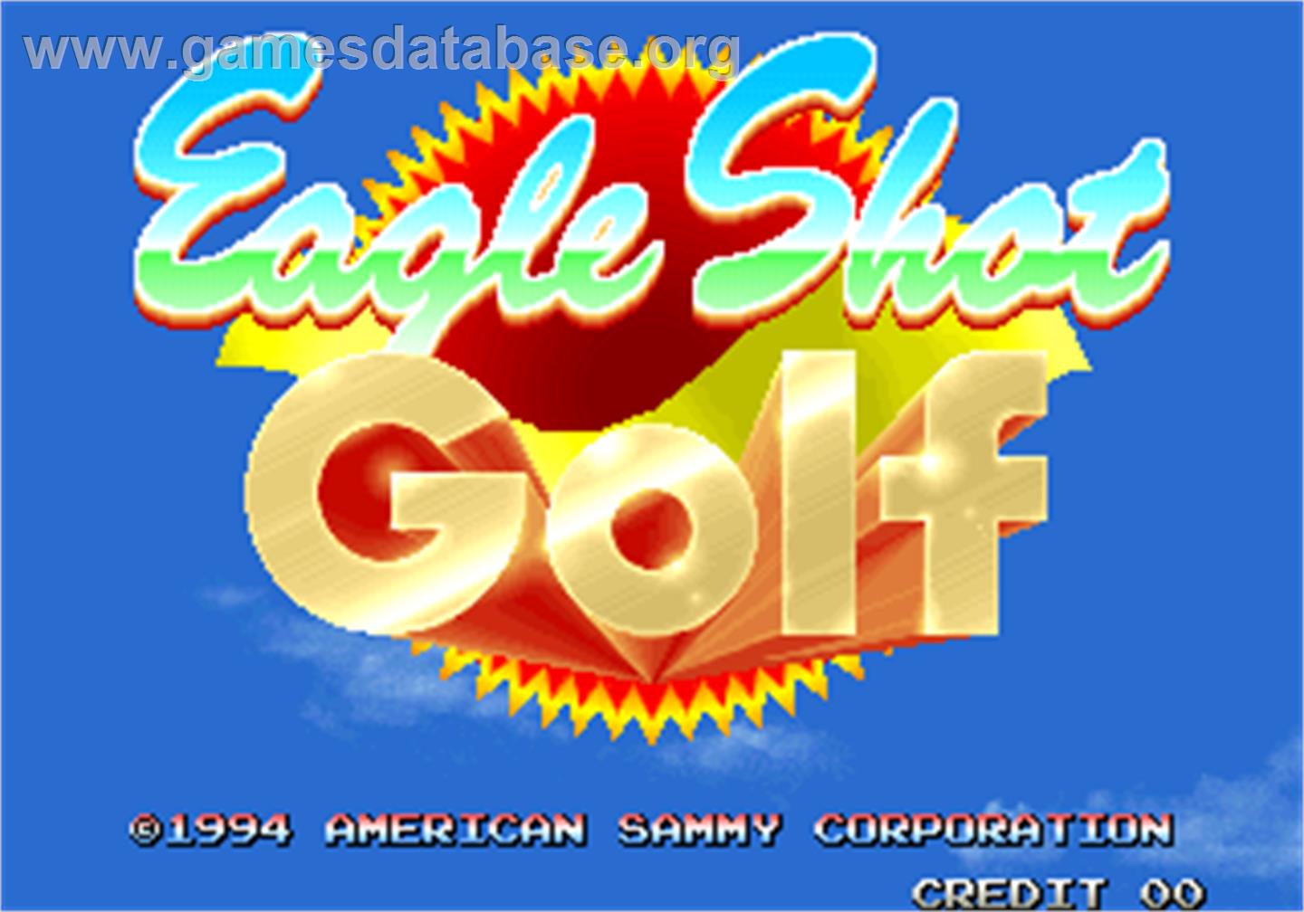 Eagle Shot Golf - Arcade - Artwork - Title Screen