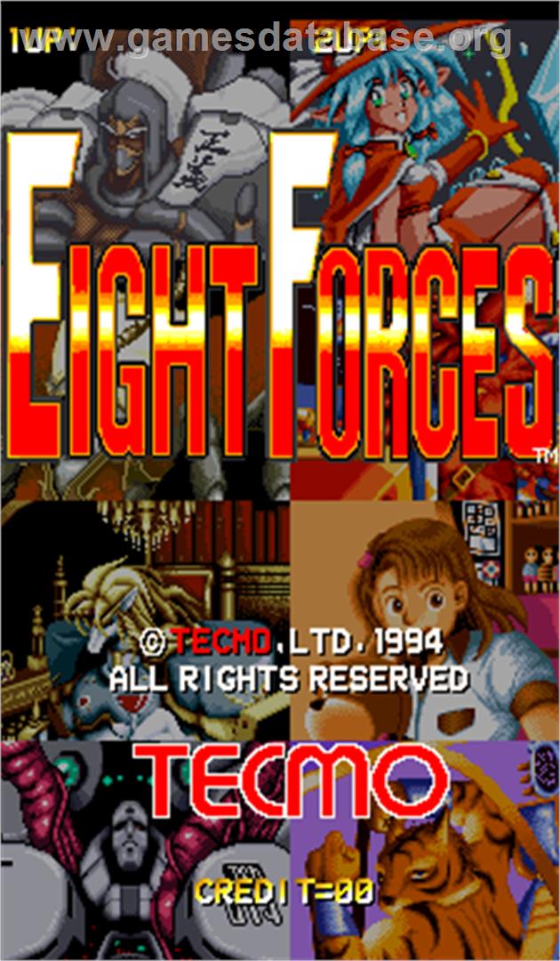 Eight Forces - Arcade - Artwork - Title Screen