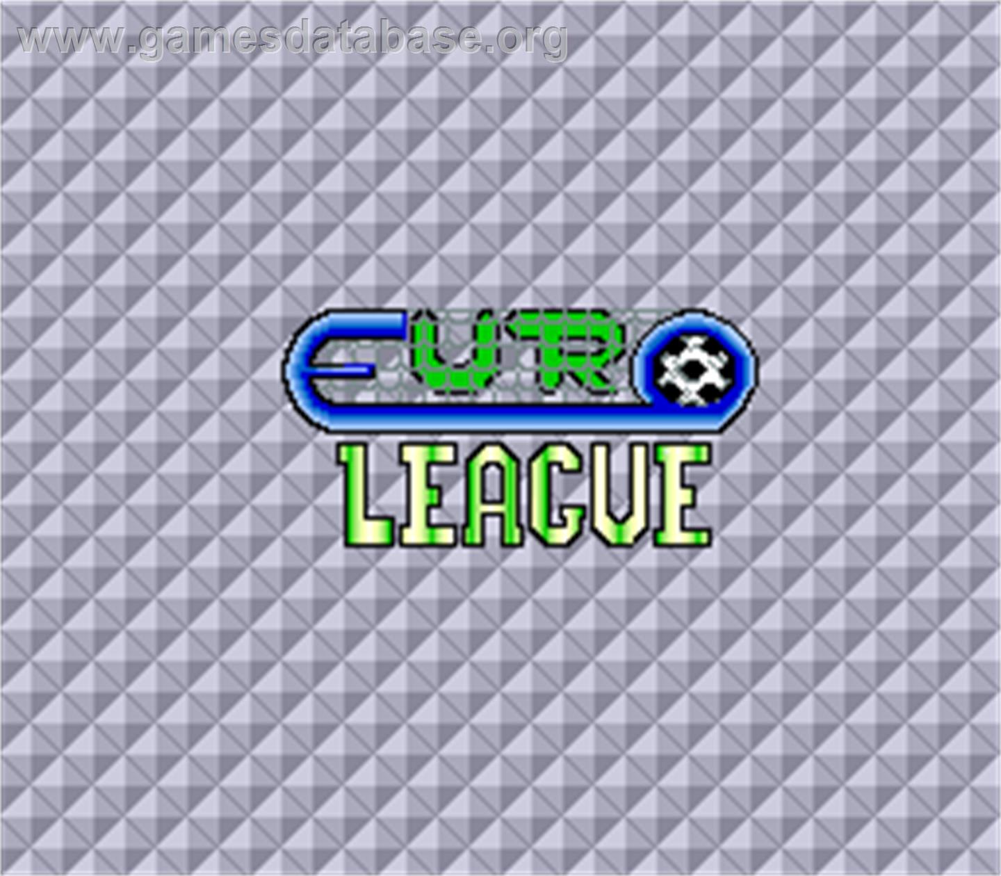 Euro League - Arcade - Artwork - Title Screen