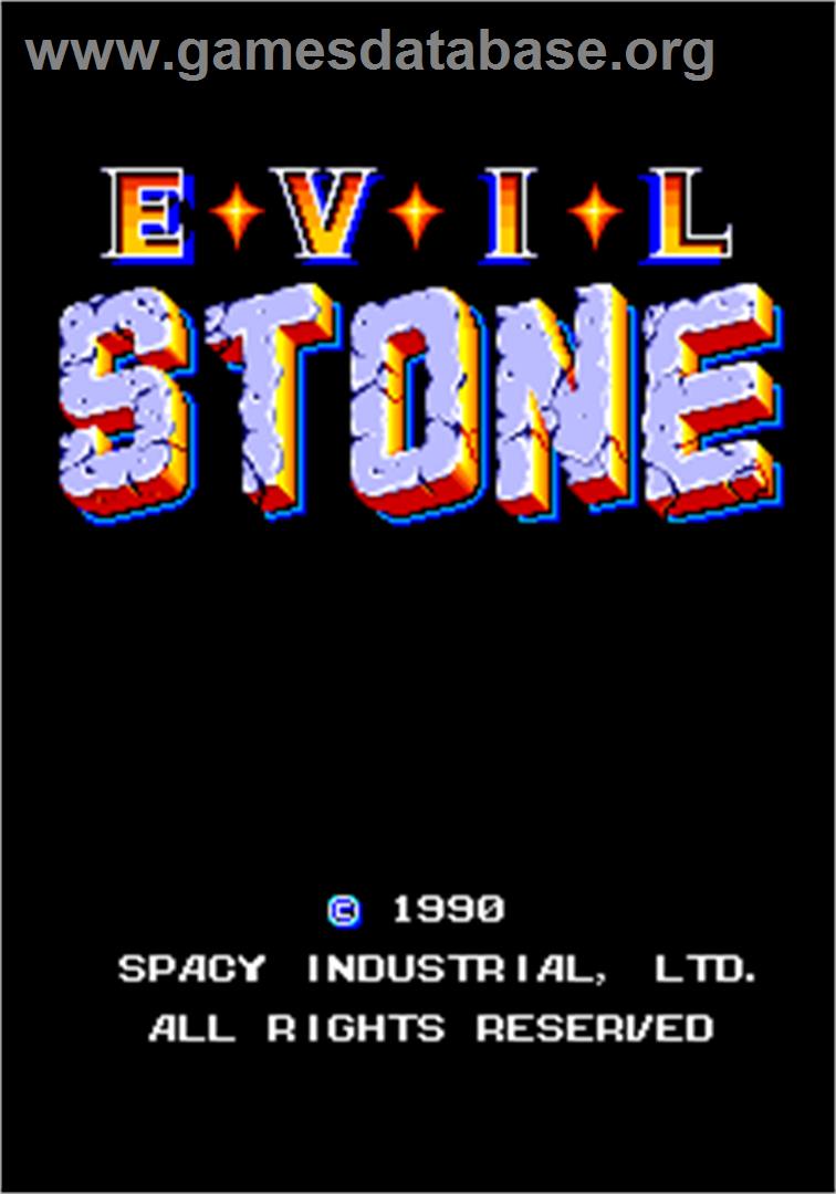 Evil Stone - Arcade - Artwork - Title Screen