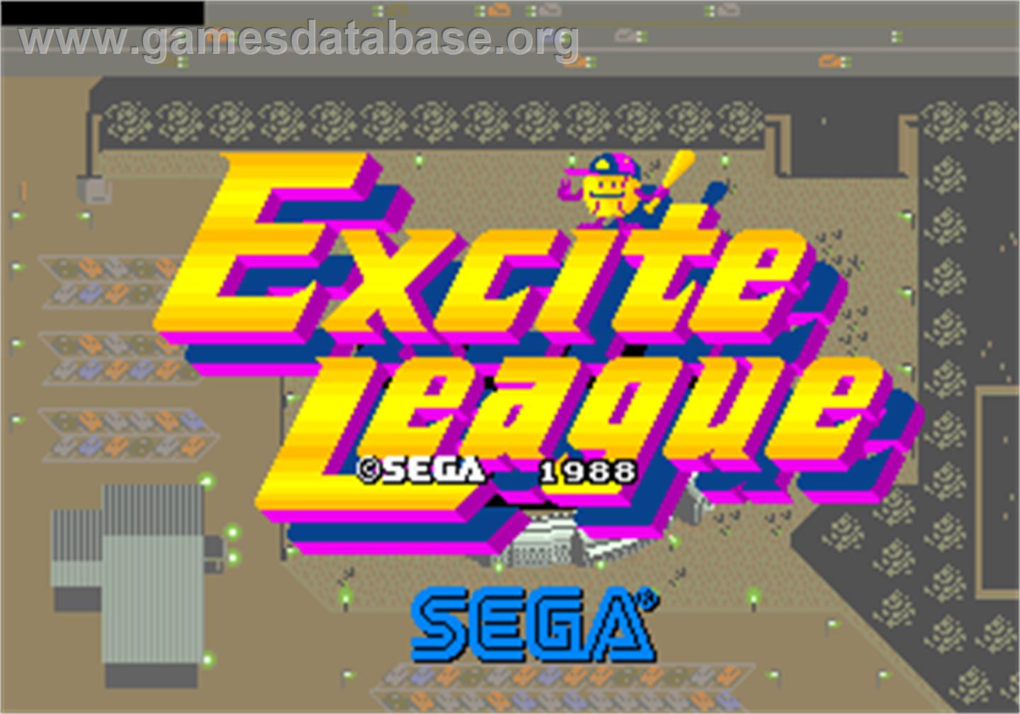 Excite League - Arcade - Artwork - Title Screen