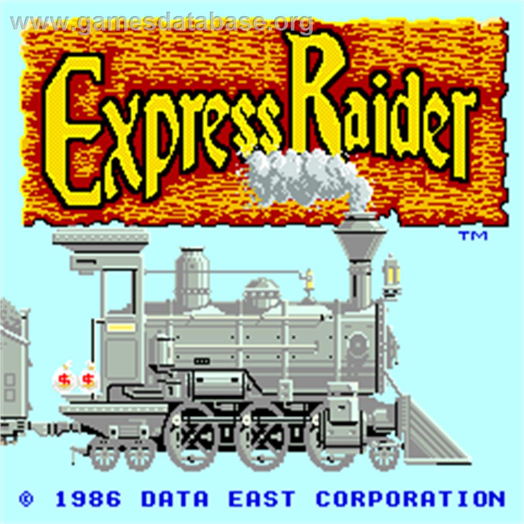 Express Raider - Arcade - Artwork - Title Screen