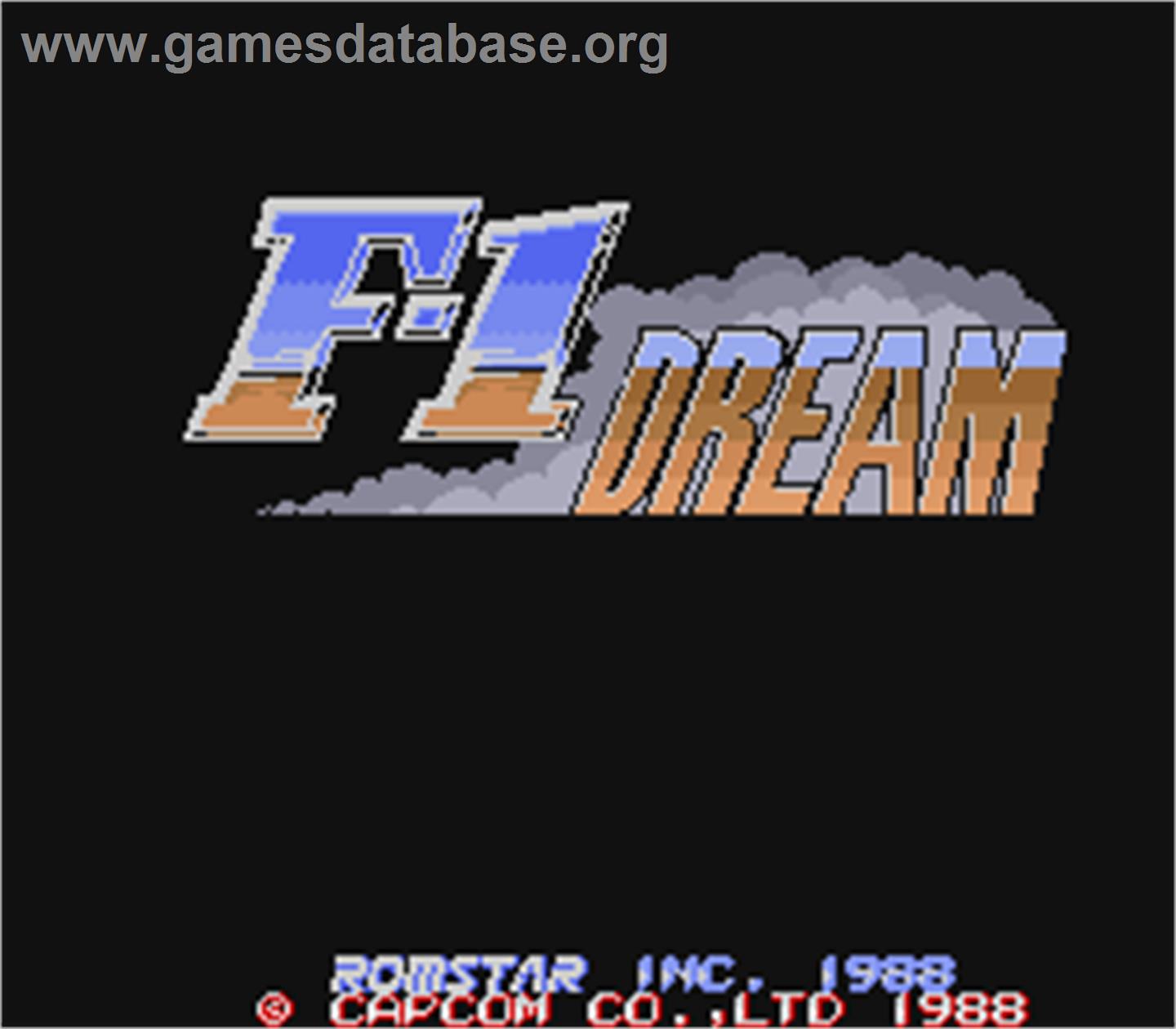 F-1 Dream - Arcade - Artwork - Title Screen
