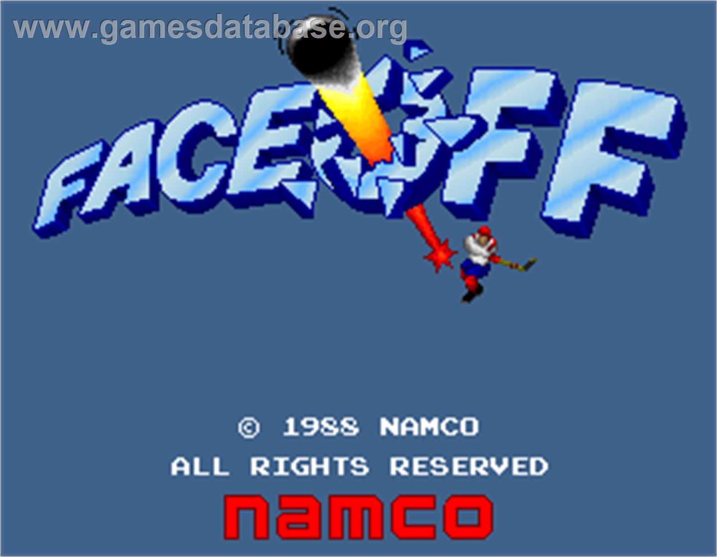 Face Off - Arcade - Artwork - Title Screen