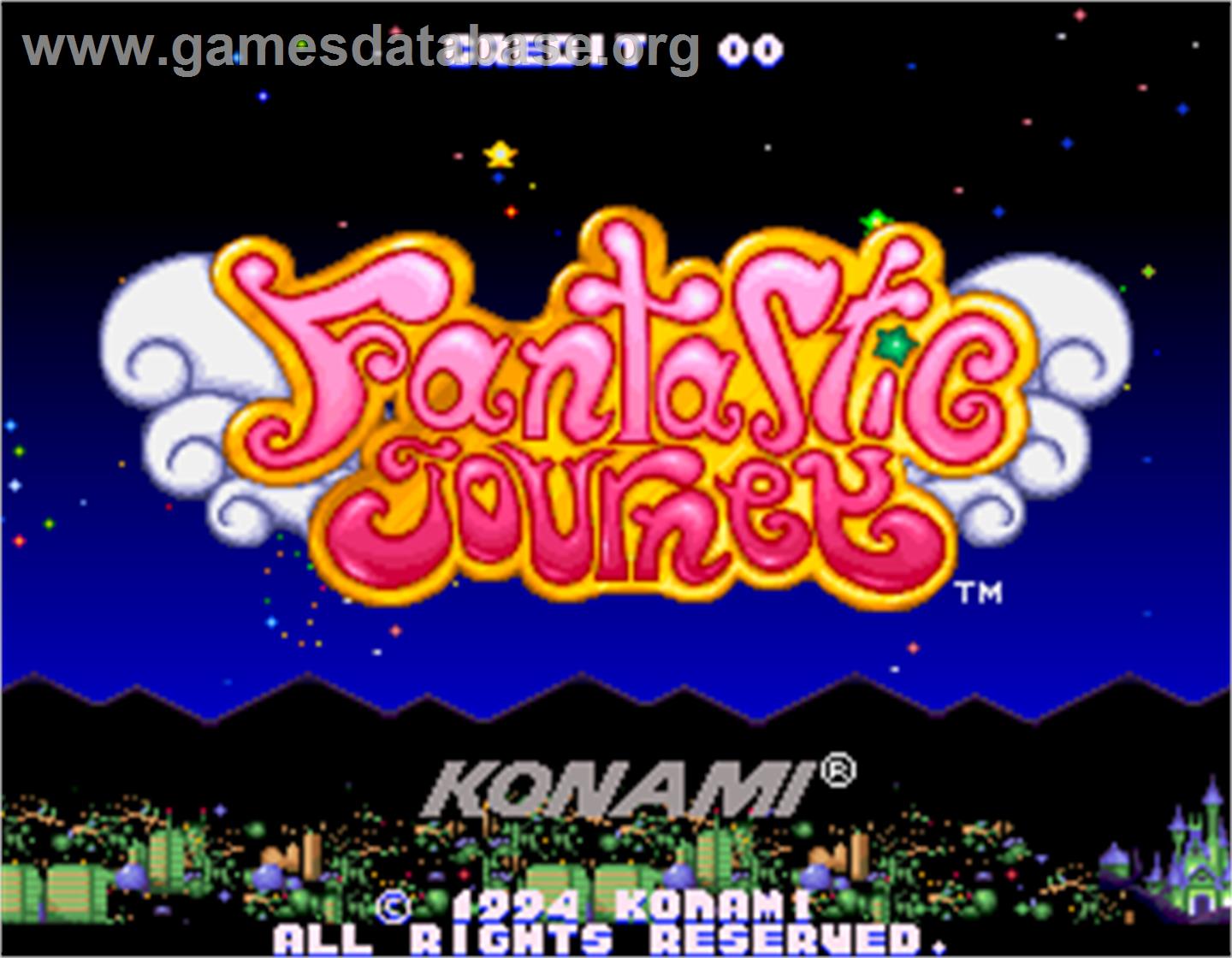 Fantastic Journey - Arcade - Artwork - Title Screen