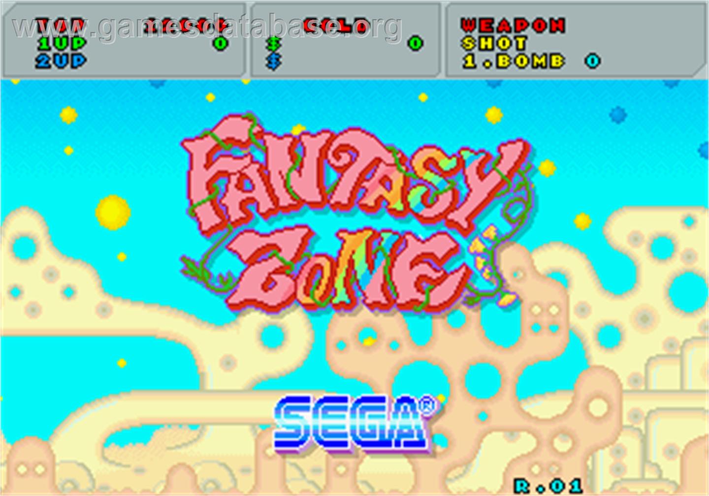 Fantasy Zone - Arcade - Artwork - Title Screen