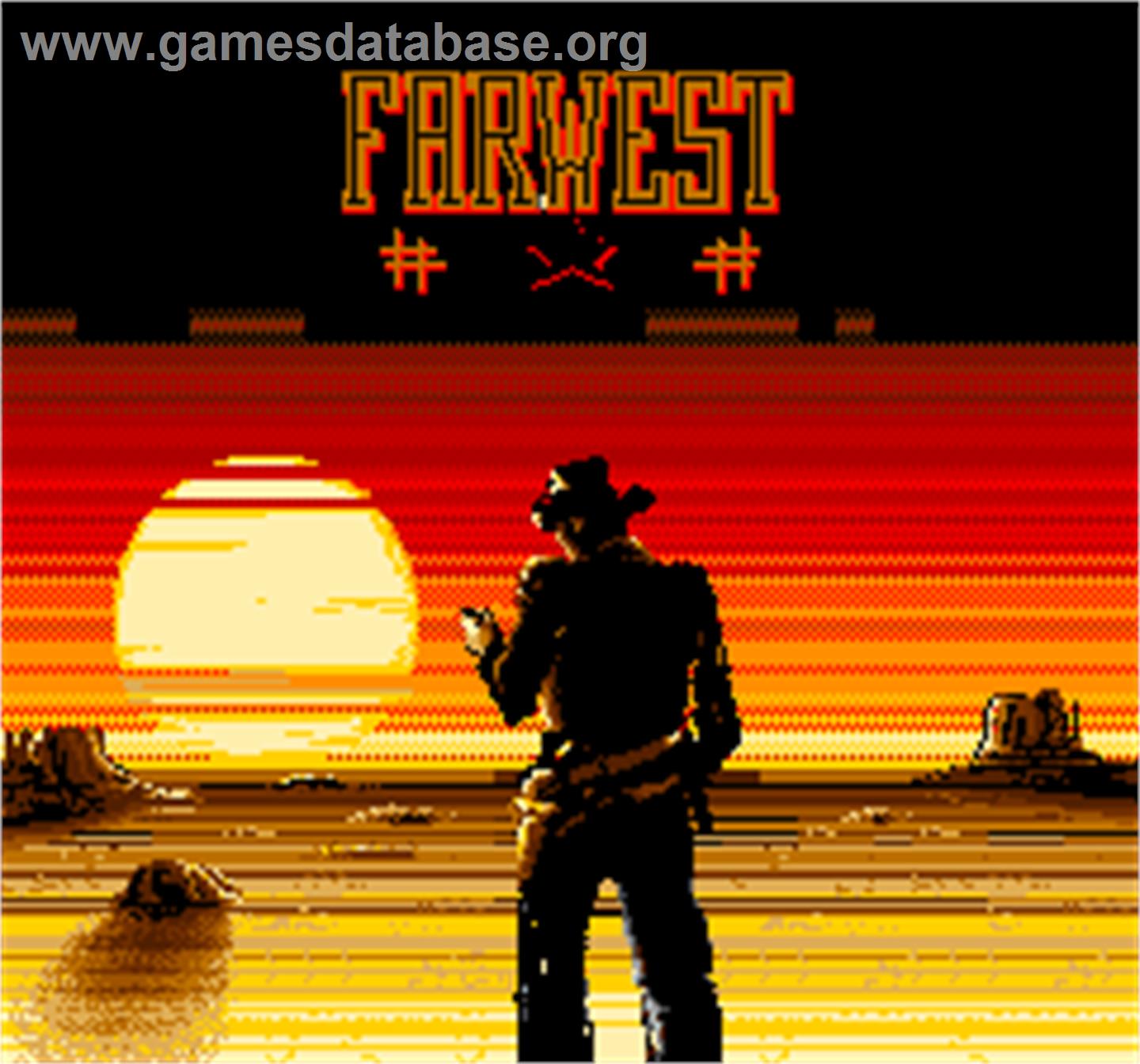 Far West - Arcade - Artwork - Title Screen