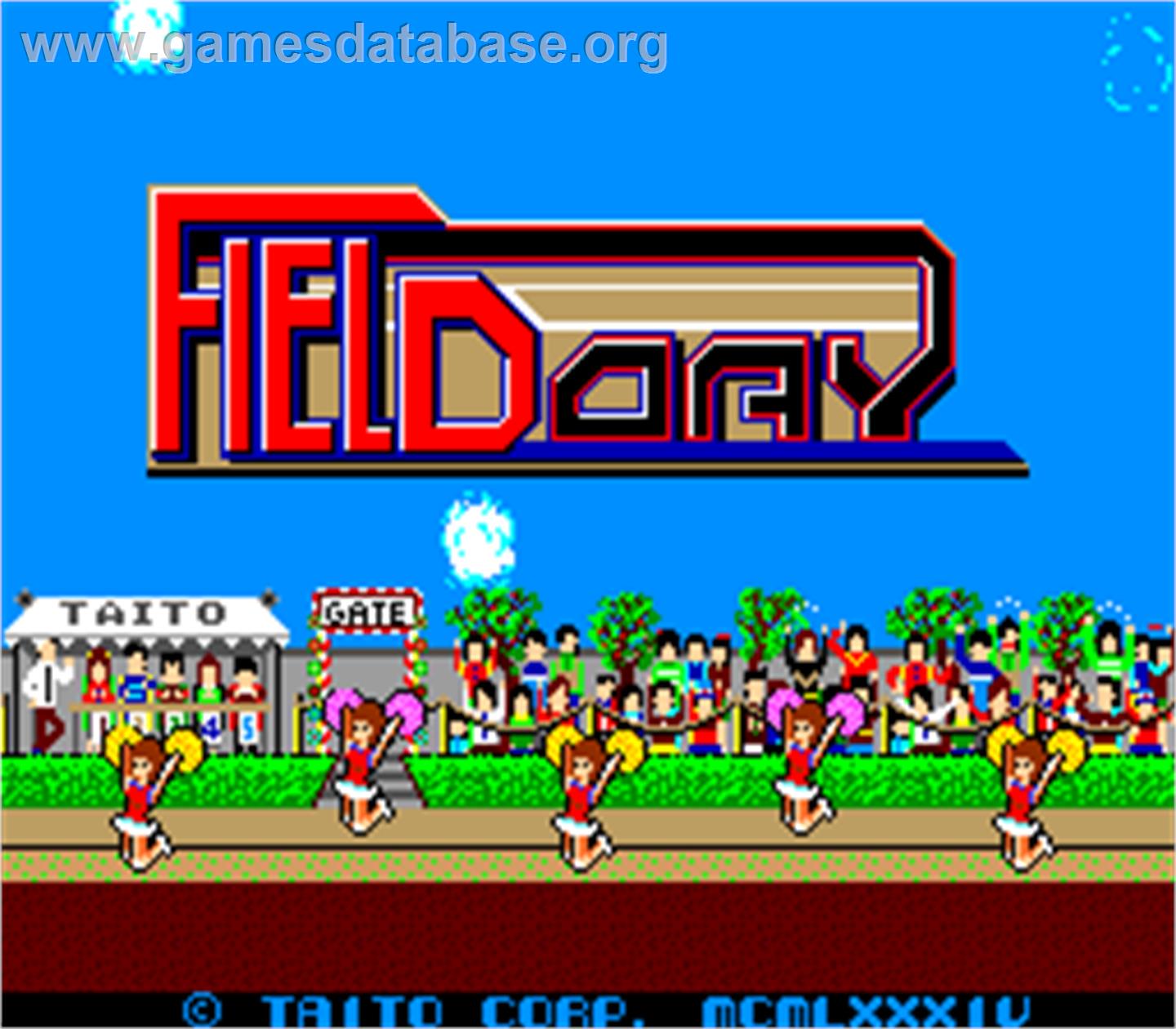 Field Day - Arcade - Artwork - Title Screen