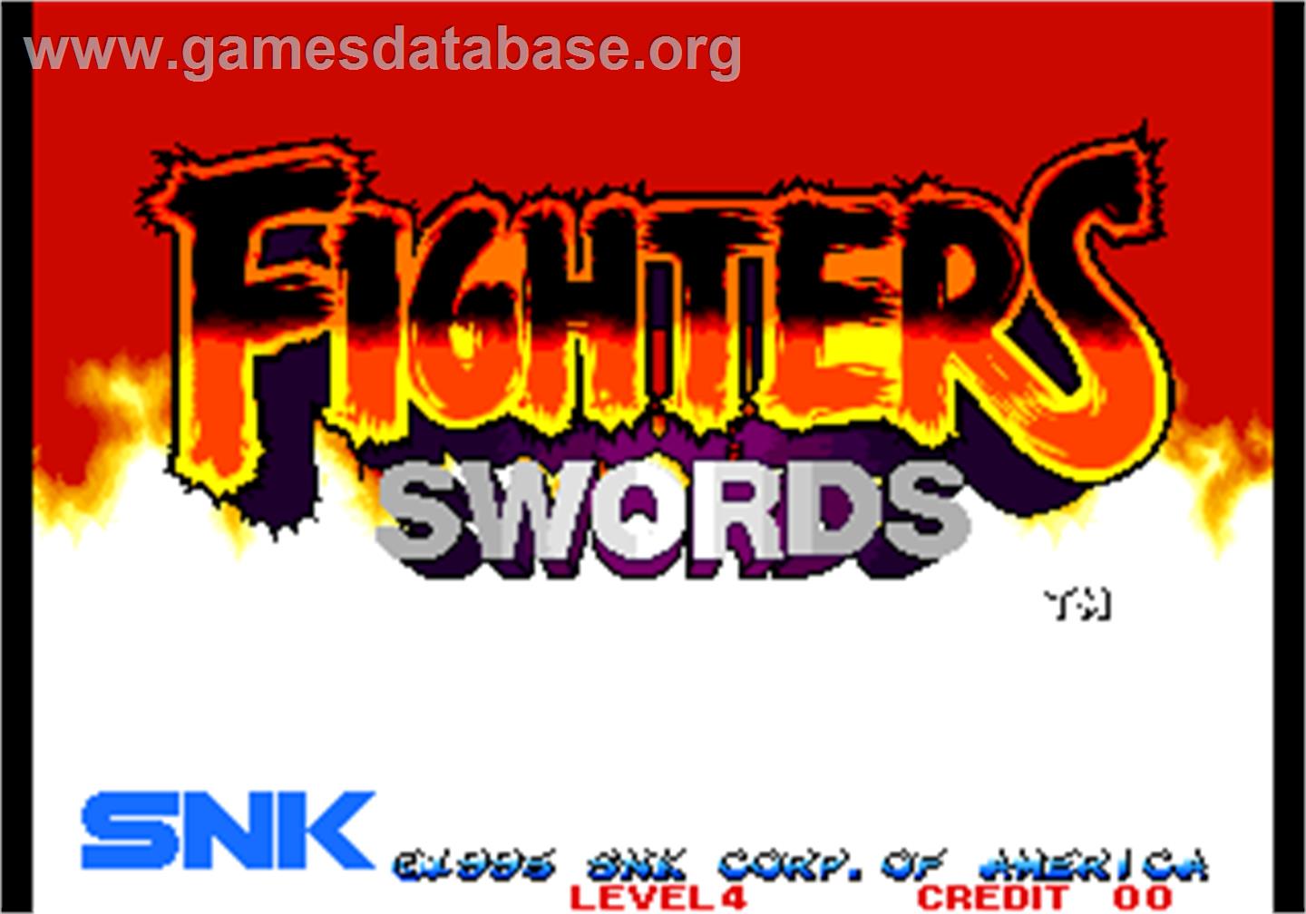 Fighters Swords - Arcade - Artwork - Title Screen