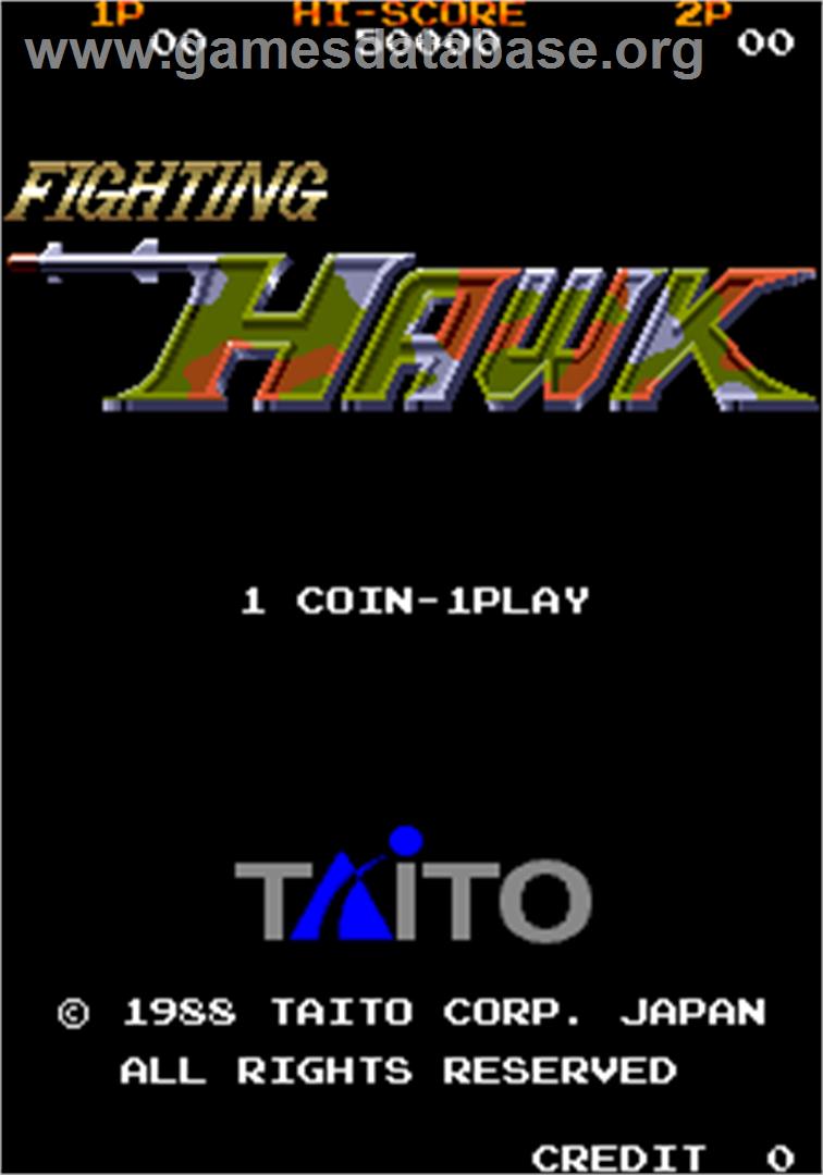 Fighting Hawk - Arcade - Artwork - Title Screen