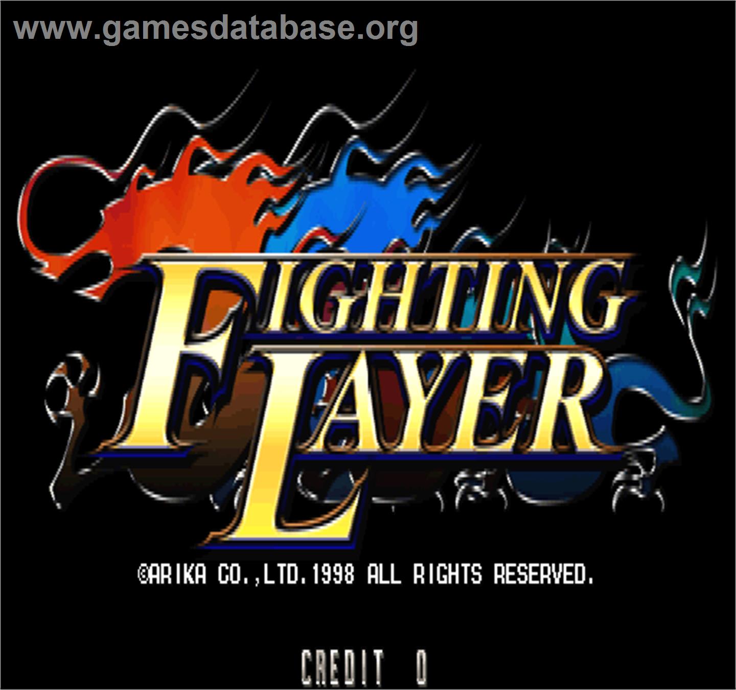Fighting Layer - Arcade - Artwork - Title Screen