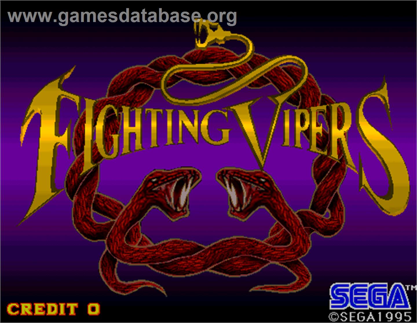 Fighting Vipers - Arcade - Artwork - Title Screen